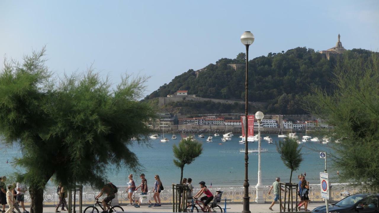 La Madame on La Concha Beach, Seaview Apartment San Sebastián Exterior foto